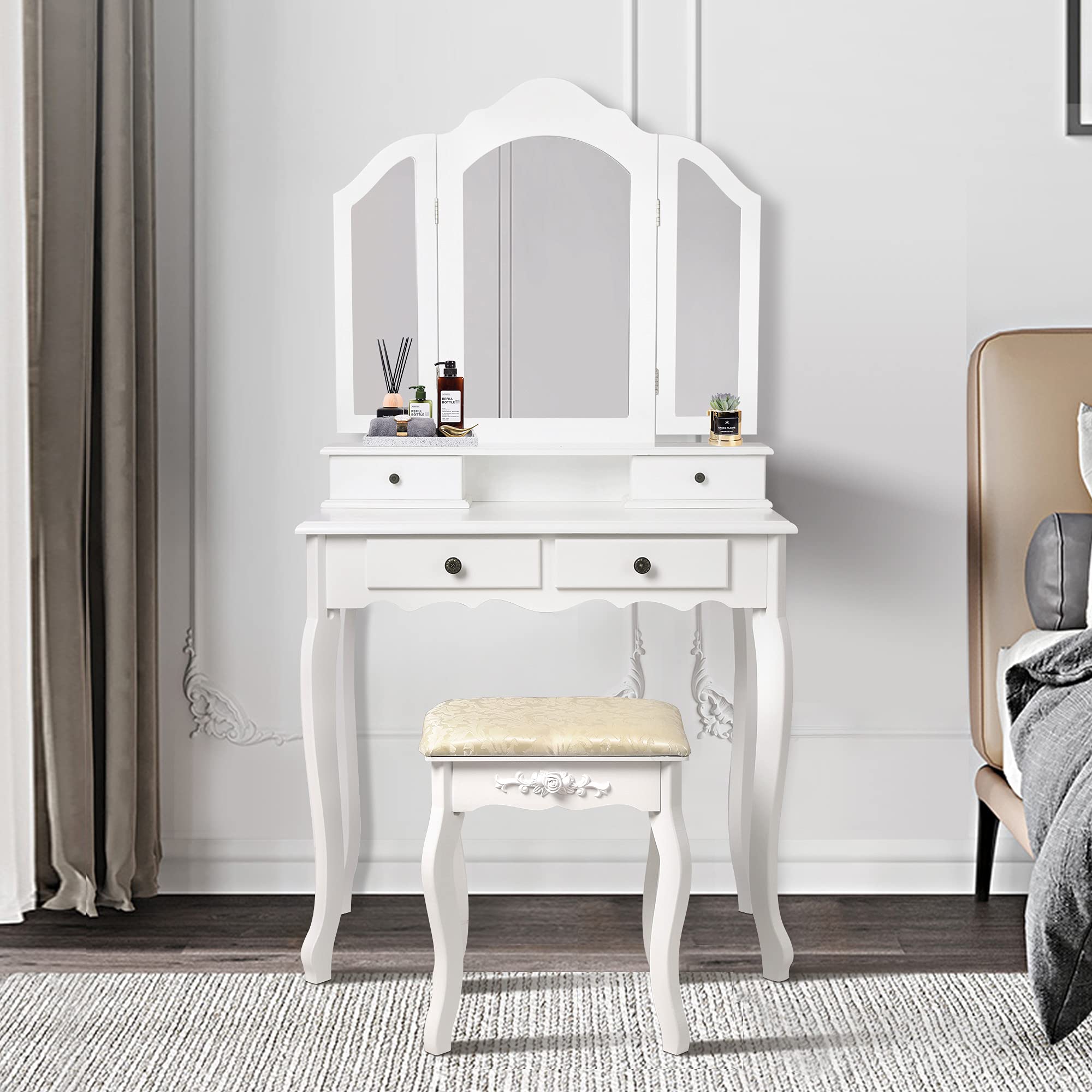White Dressing Table