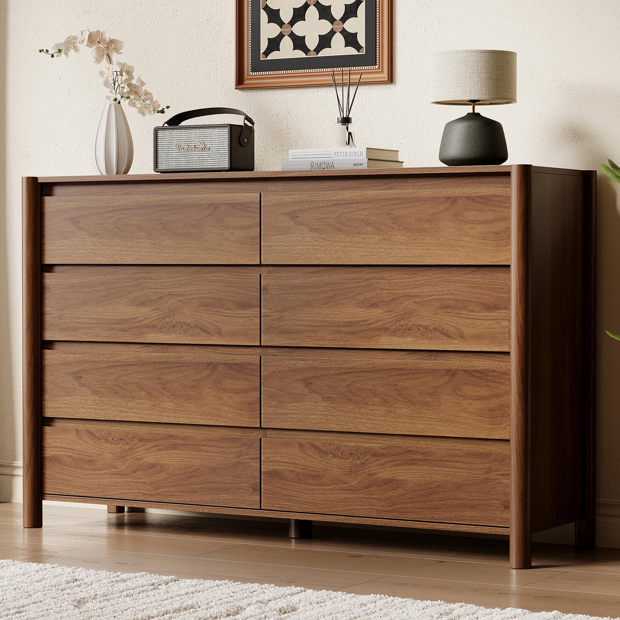 Wide 8-Drawer Dresser