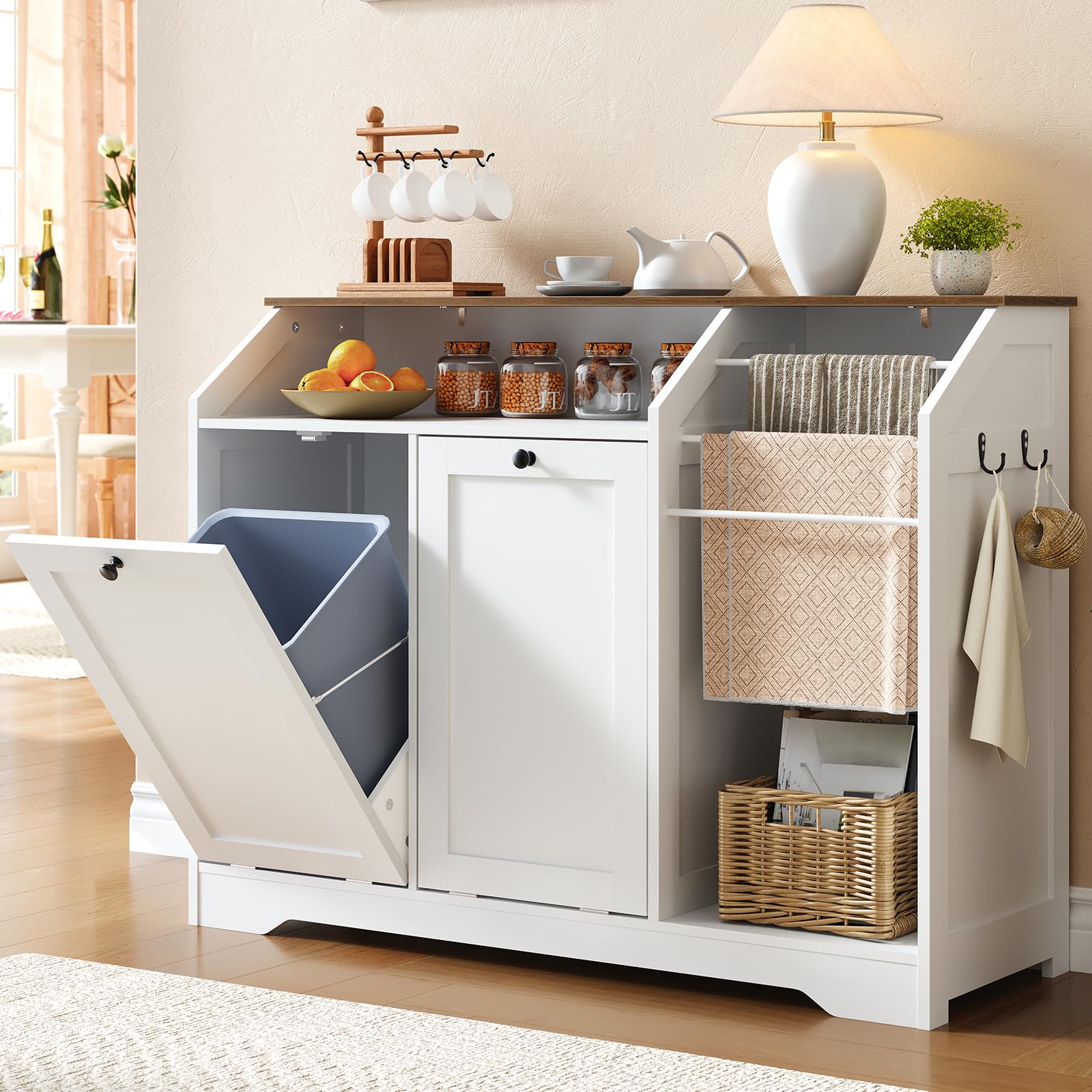 Laundry Hamper Cabinet
