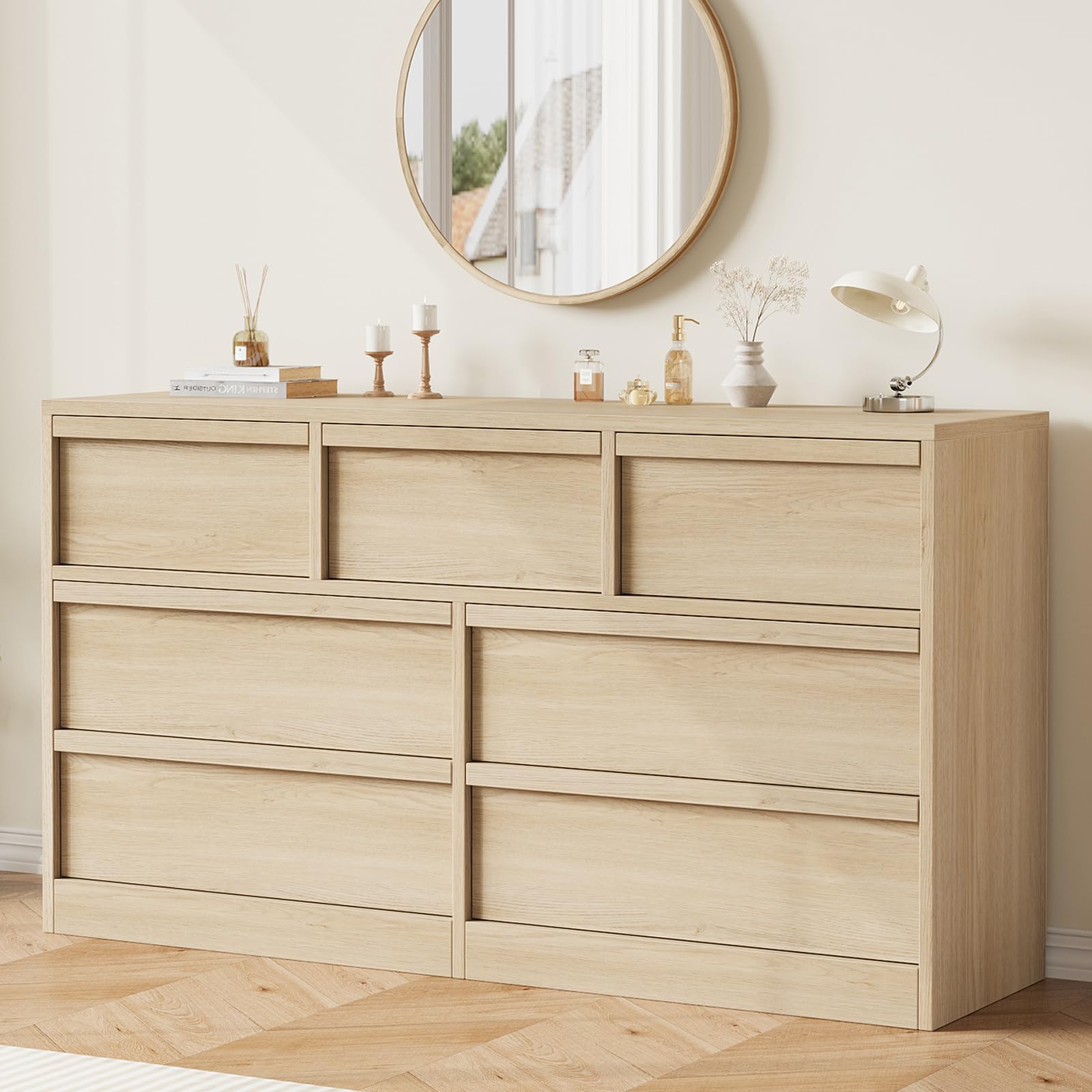 7 Drawer Dresser for Bedroom_复制
