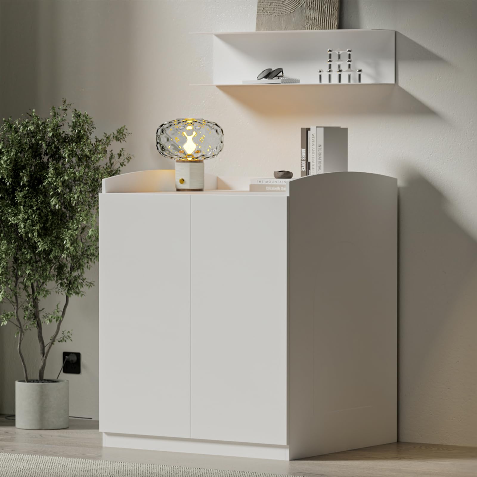 Automatic Litter Box Enclosure for Self-Cleaning