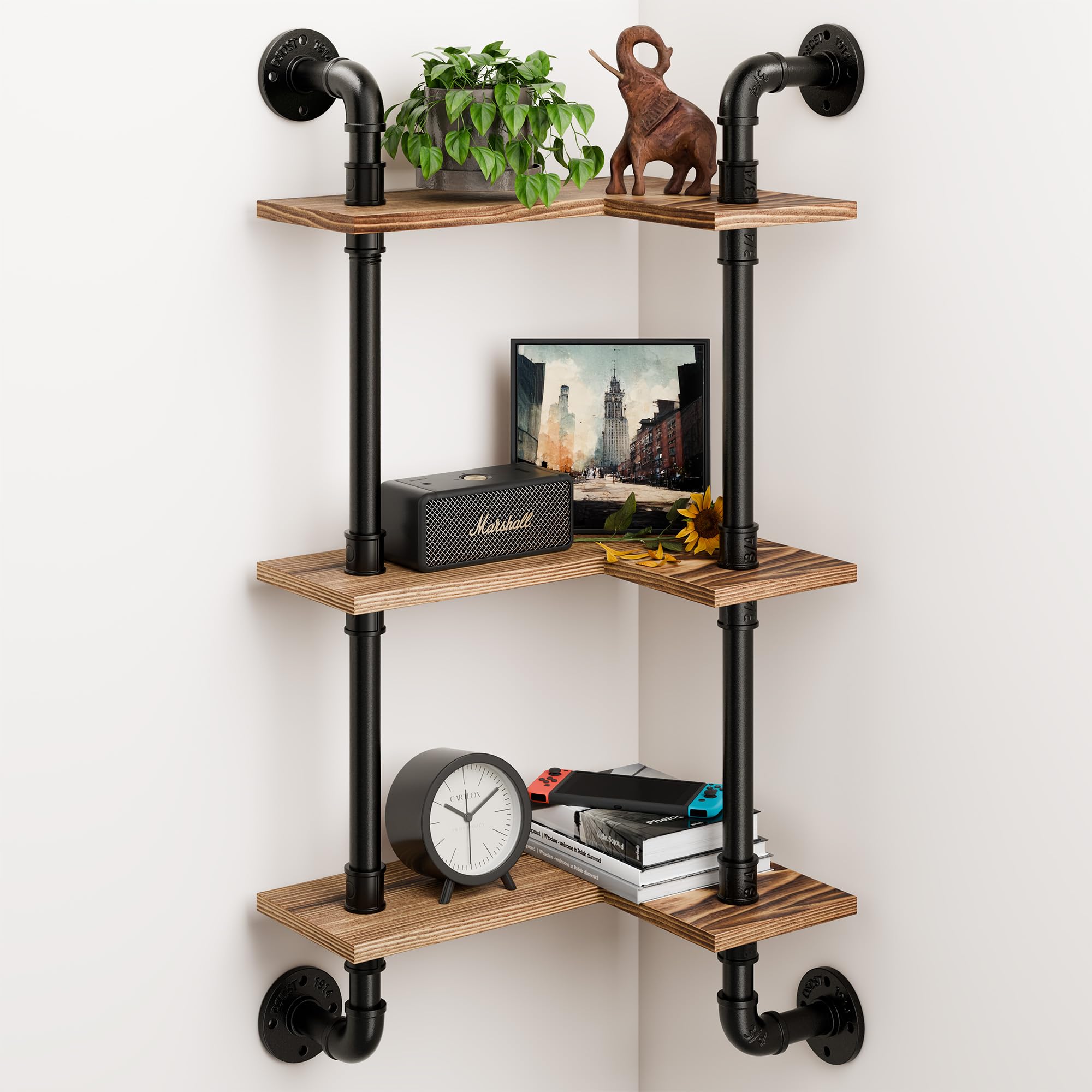 Bathroom Shelves Wall Mounted L Shaped
