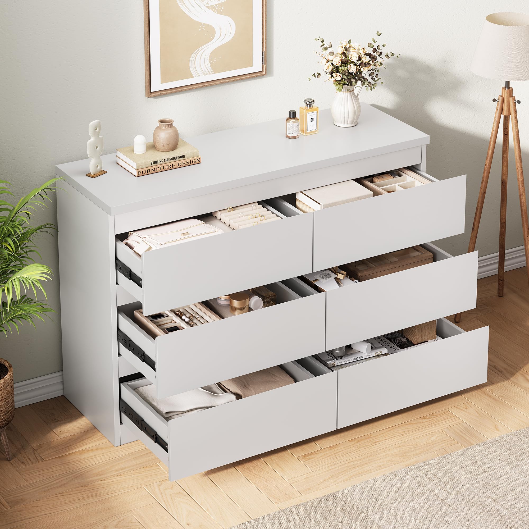 6 Drawer Dresser for Bedroom