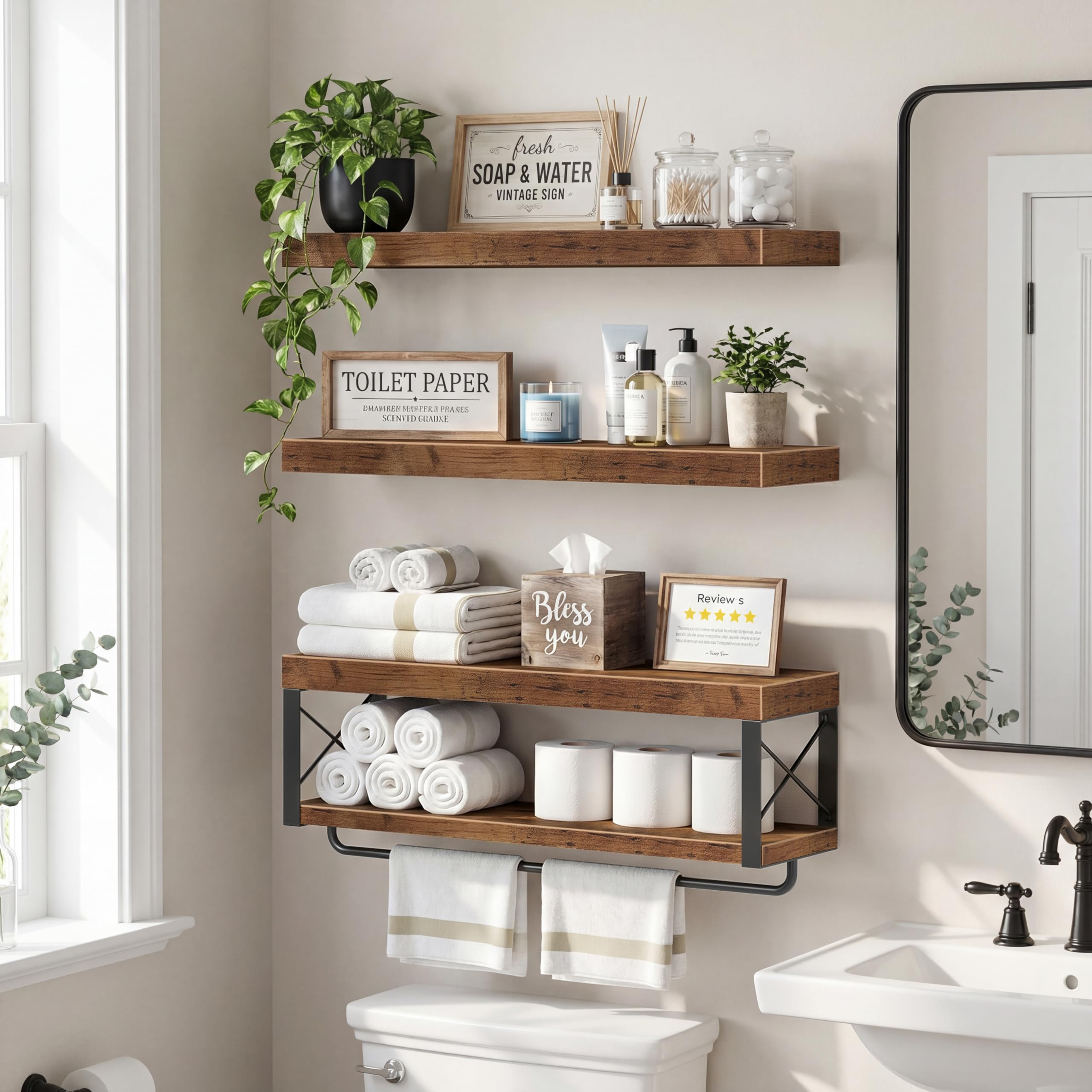  Bathroom Shelves Over Toilet