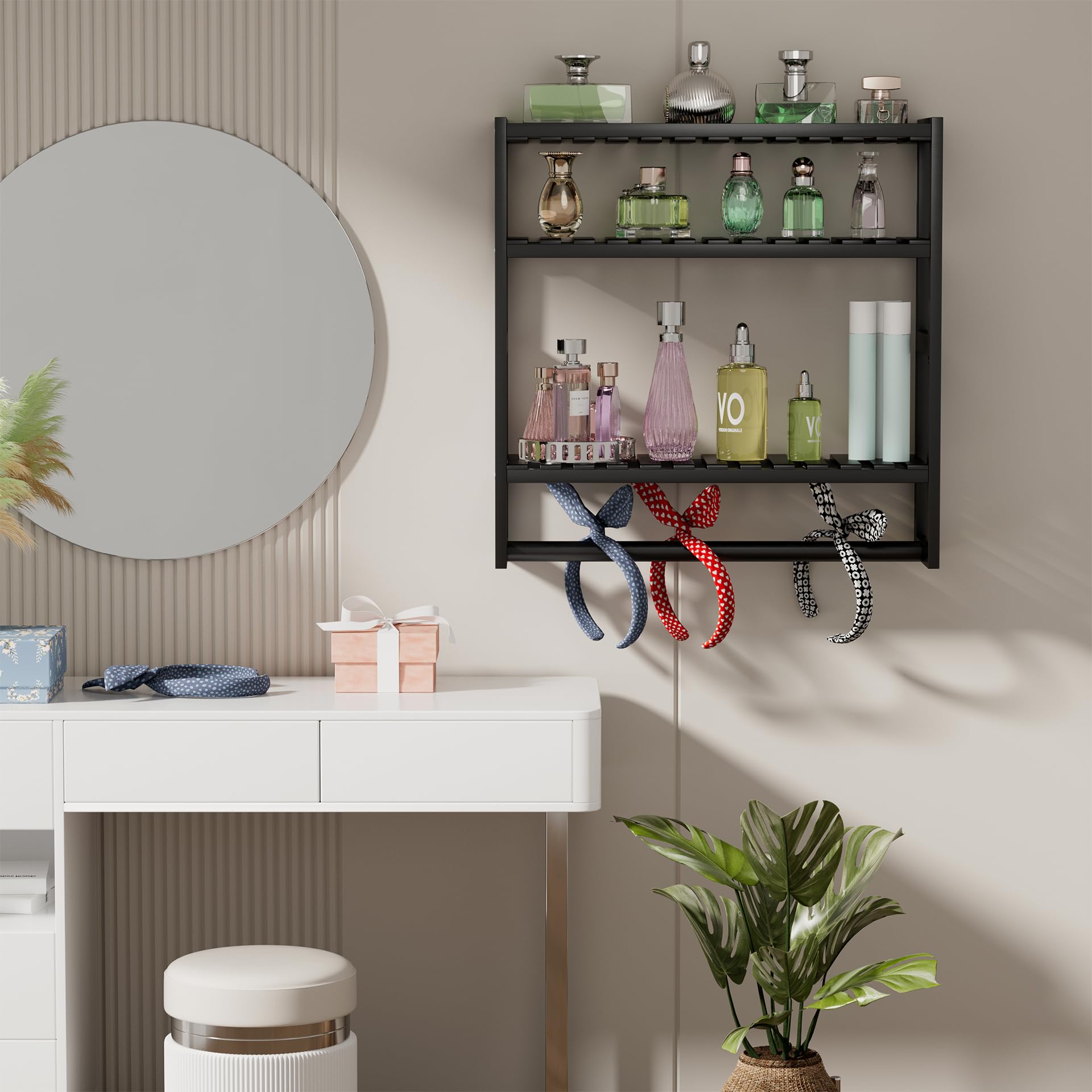 Towel Rack Bathroom Storage Shelves Over The Toilet