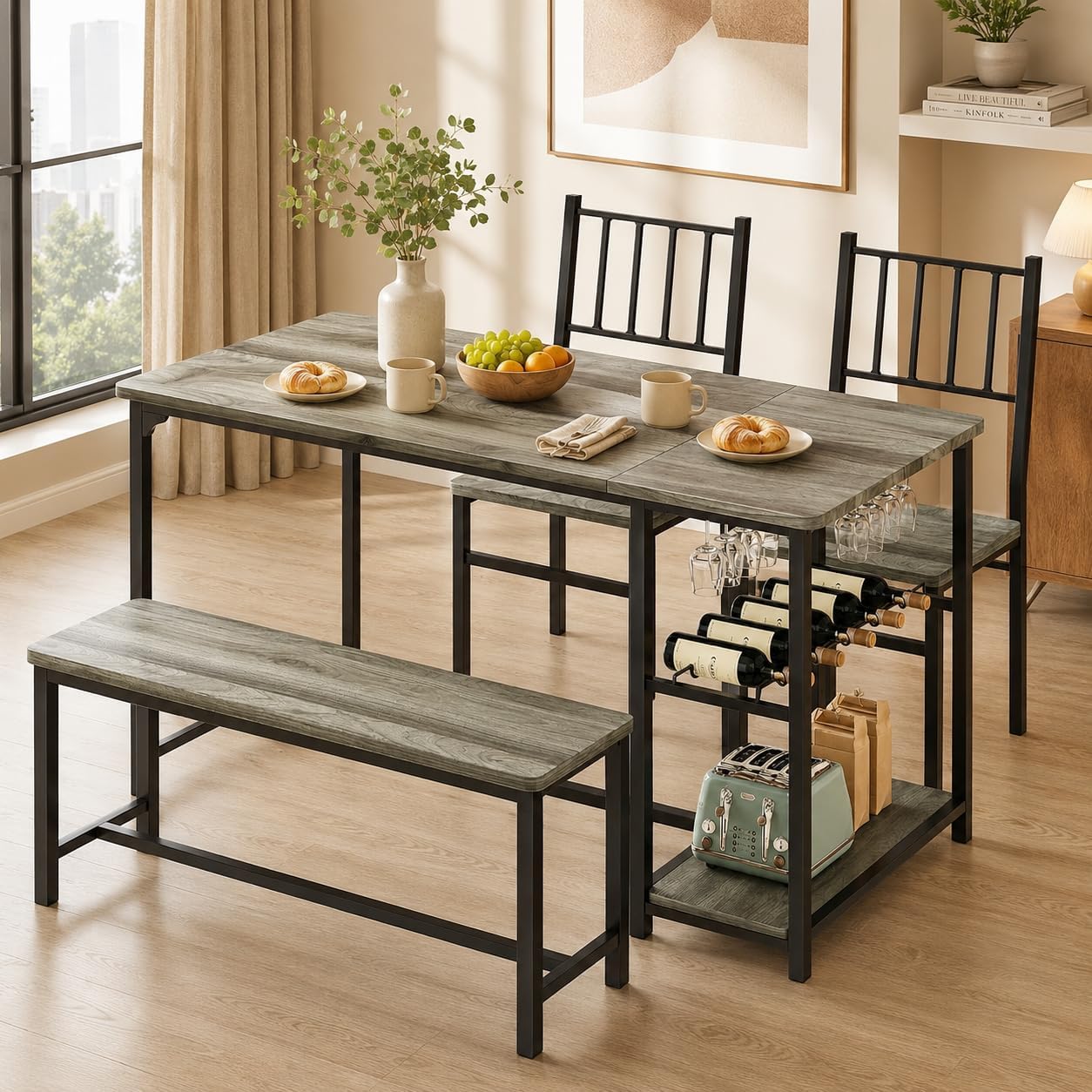 Black Dining Table Set