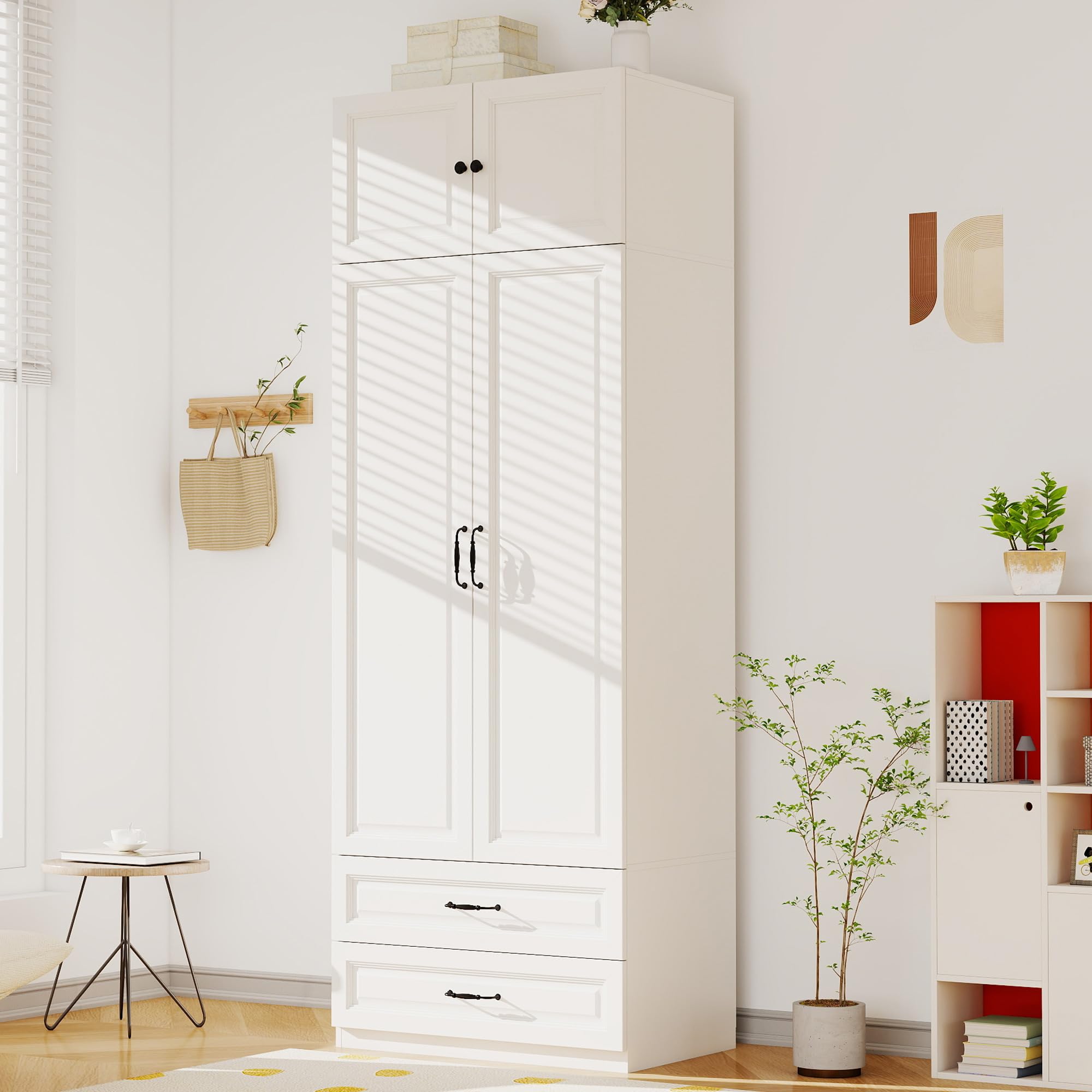 Armoire Wardrobe Closet with Drawers