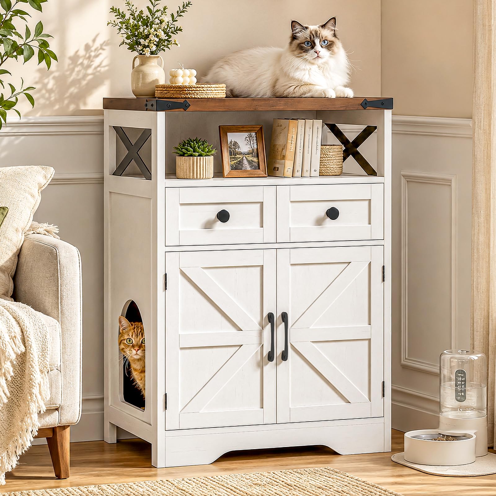  Cat Litter Box Enclosure