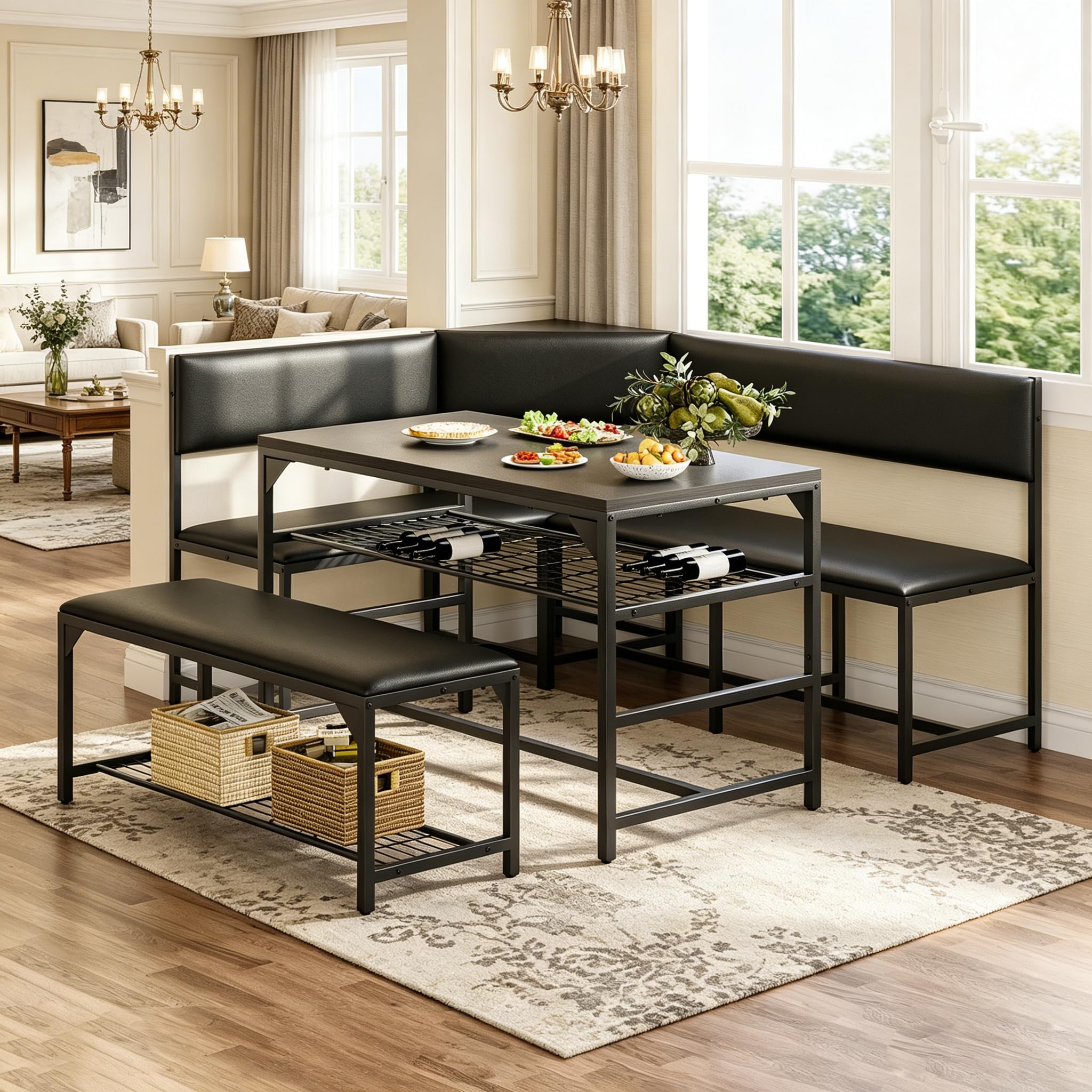 Kitchen Breakfast Nook Table Set