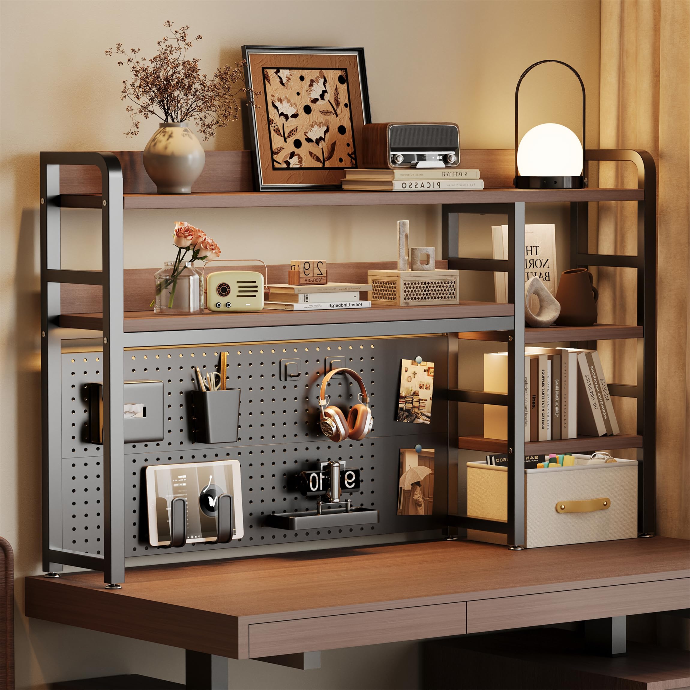 Desktop Hutch Bookshelf