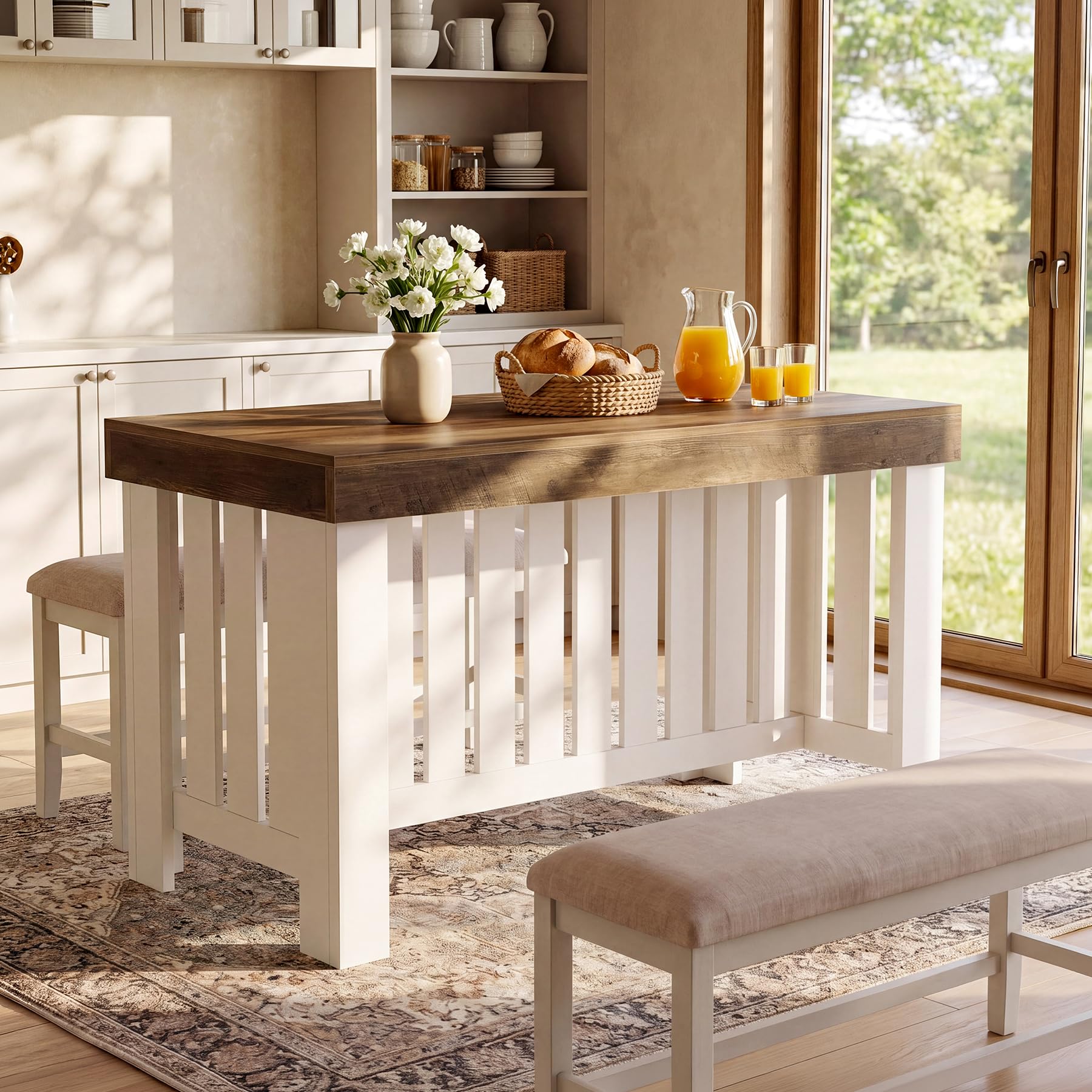 55" Kitchen Island