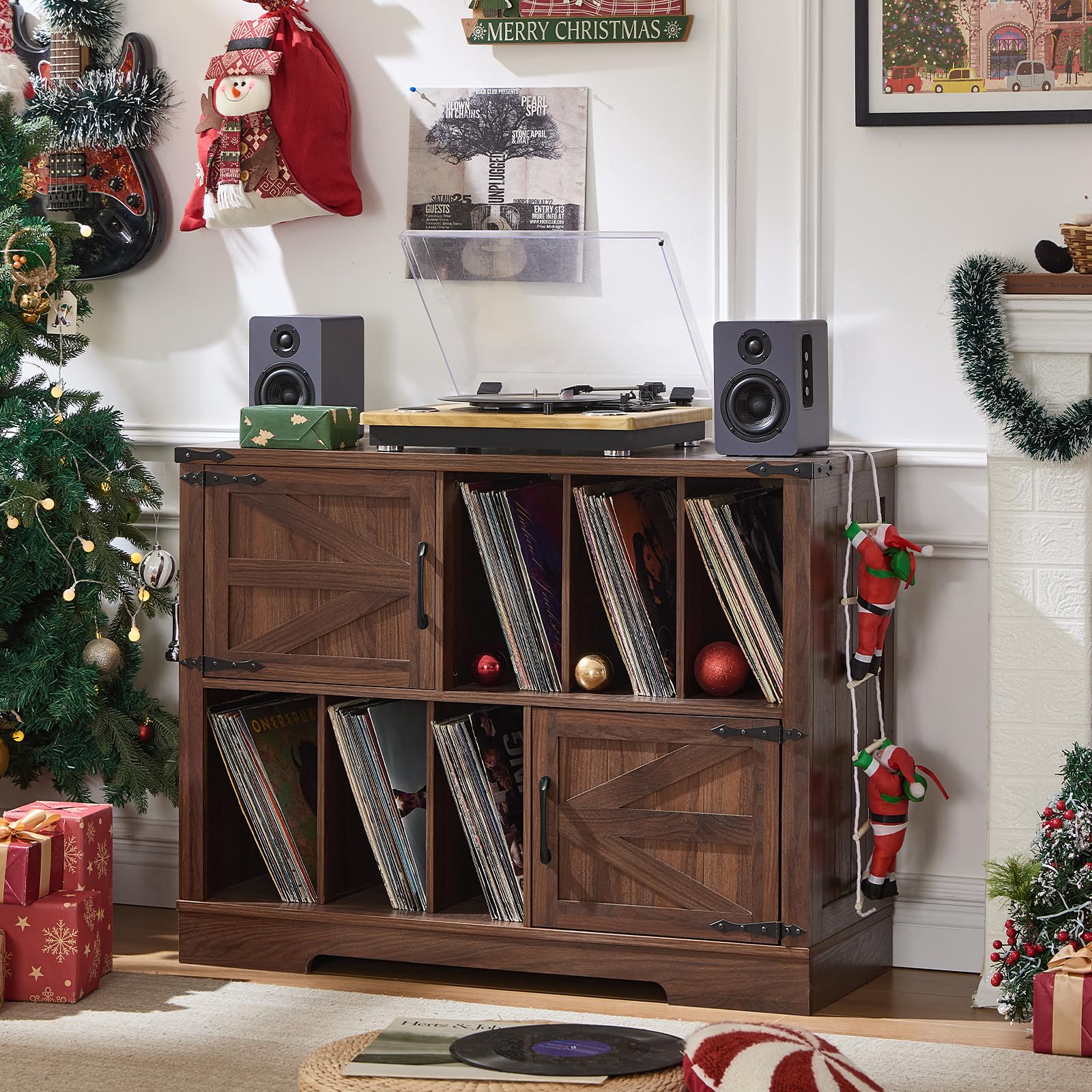 Large Record Player Stand