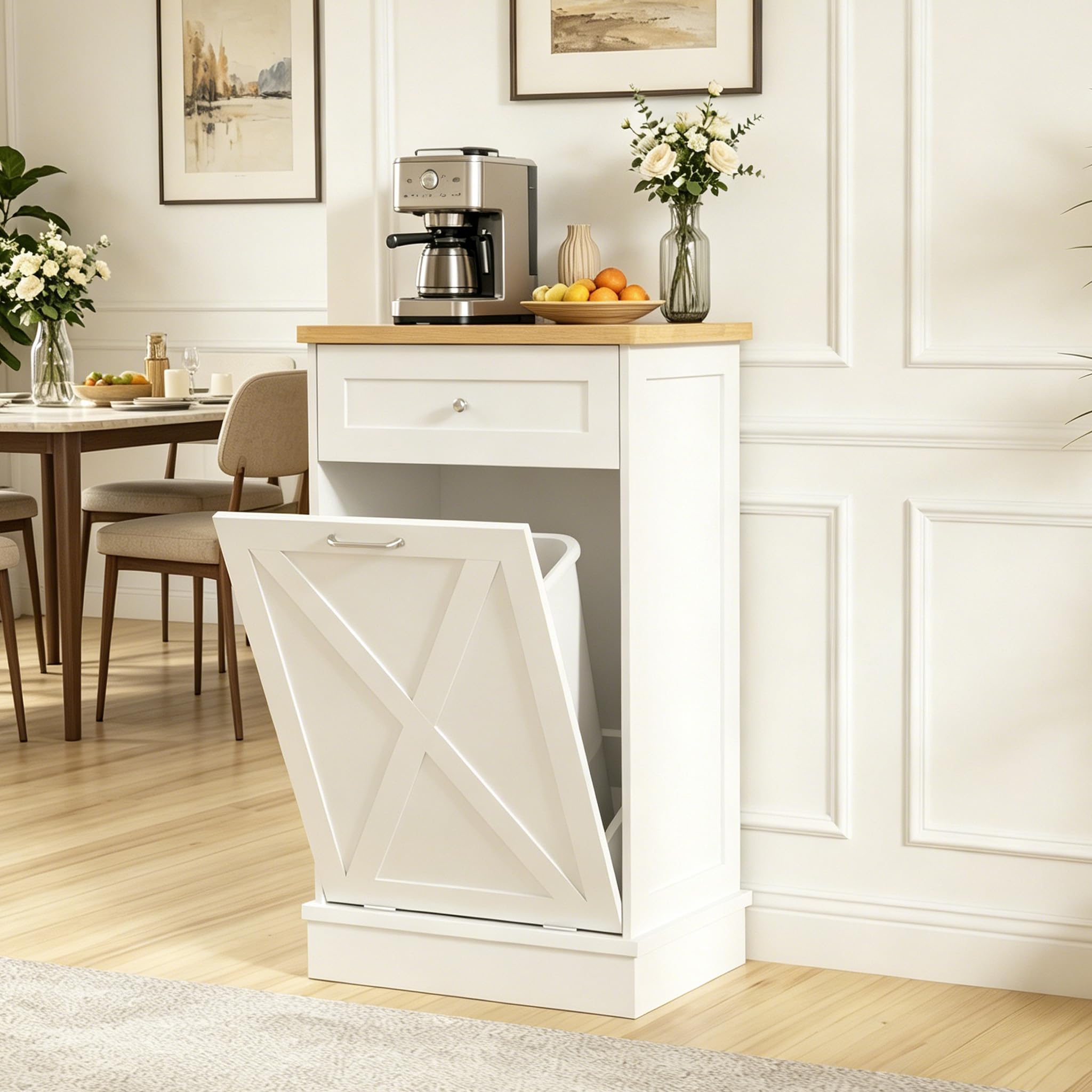 10 Gallon Tilt Out Trash Cabinet