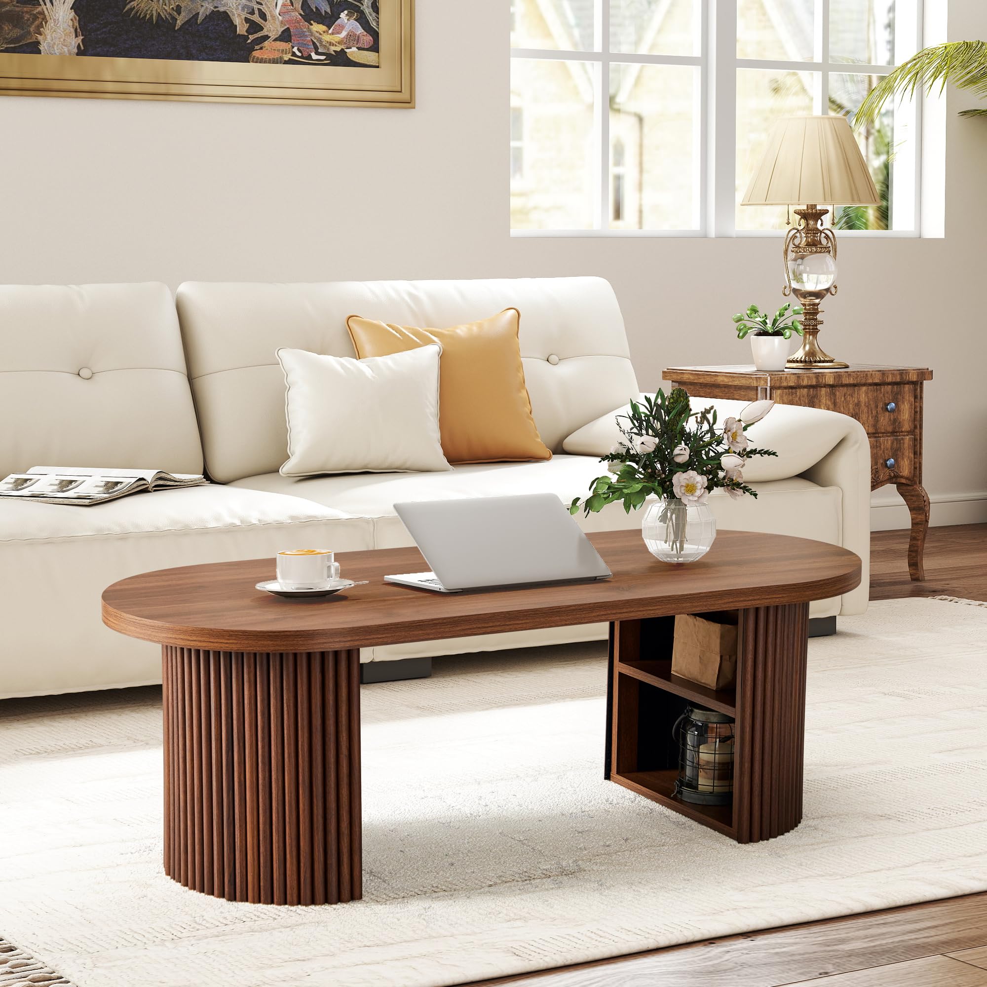 Fluted Coffee Table