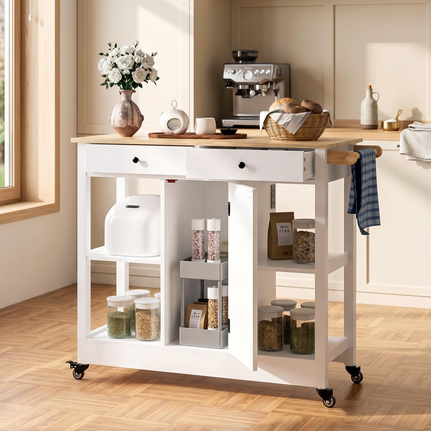 Kitchen Island with Storage