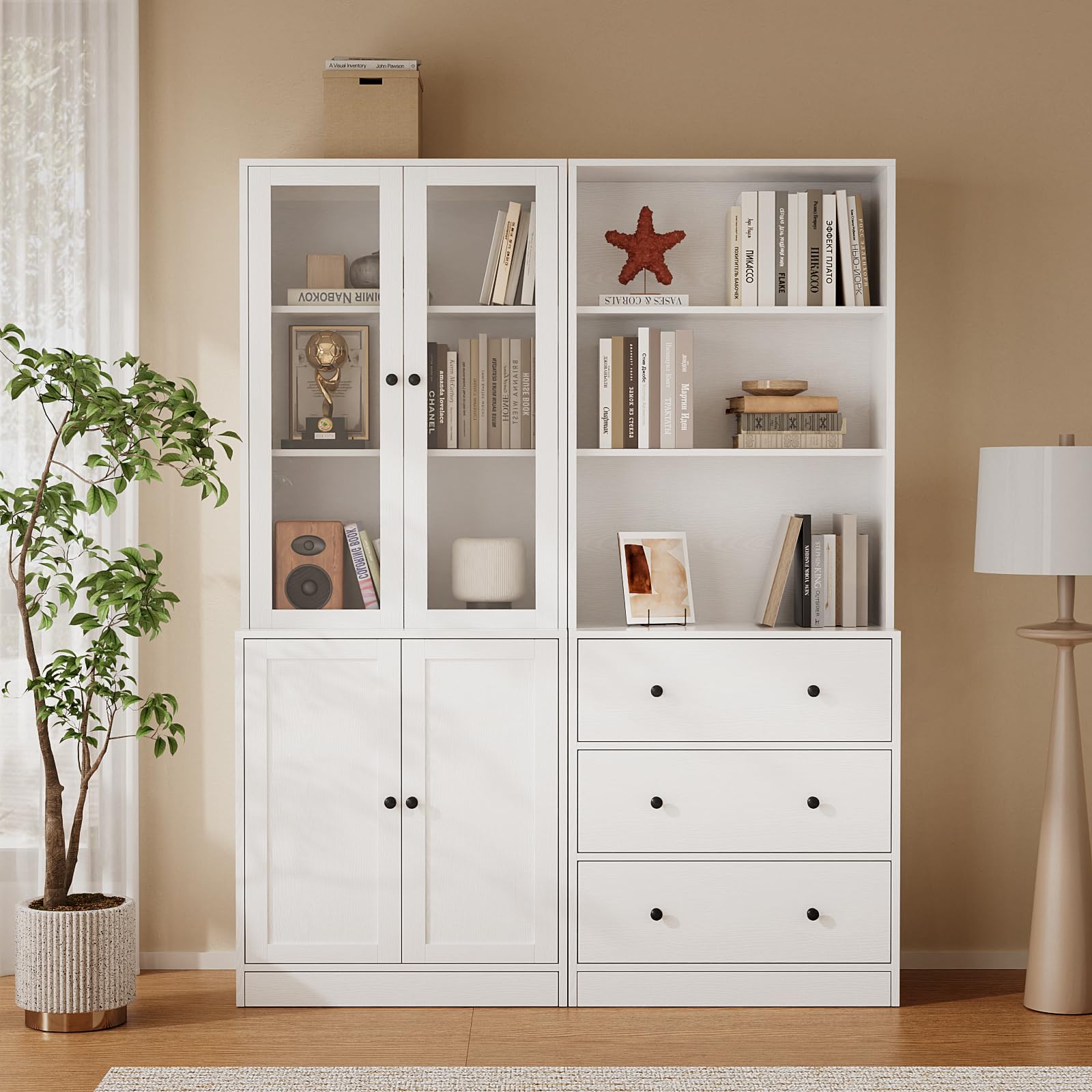  Bookshelf with Storage
