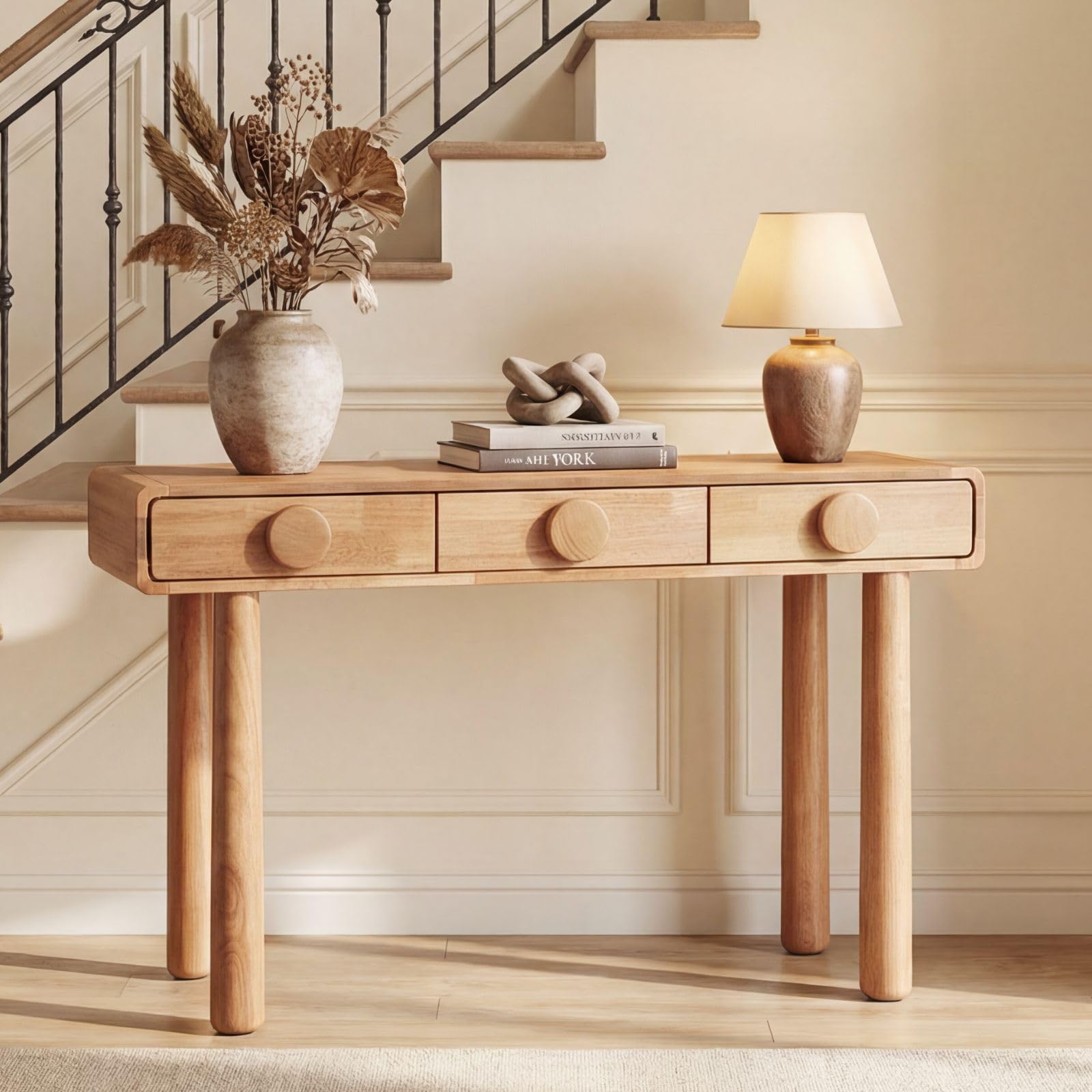 Mid-Century Modern Console Table_复制