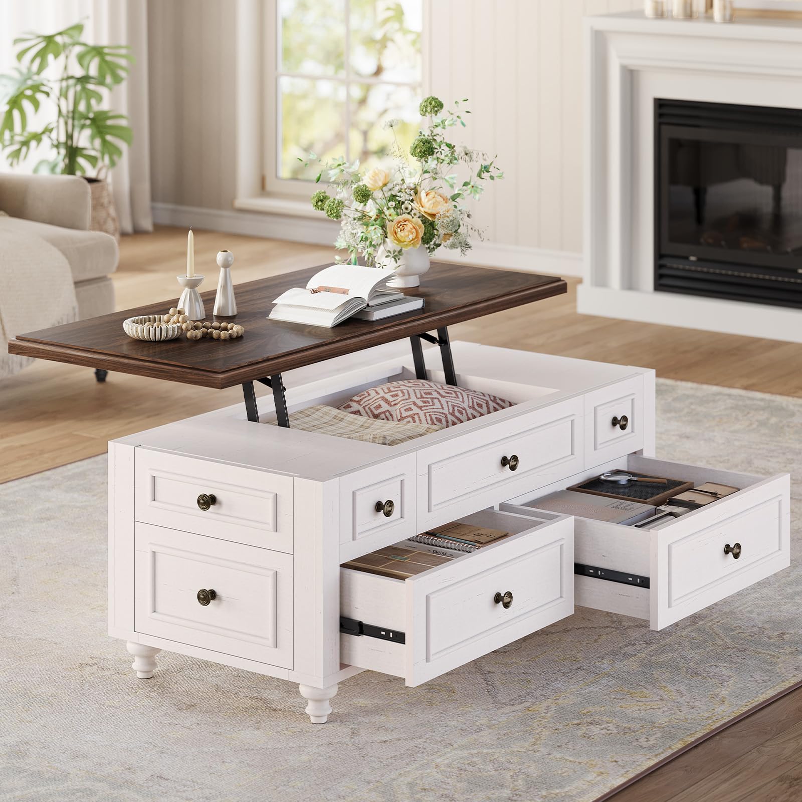 Lift Top Coffee Table with Storage