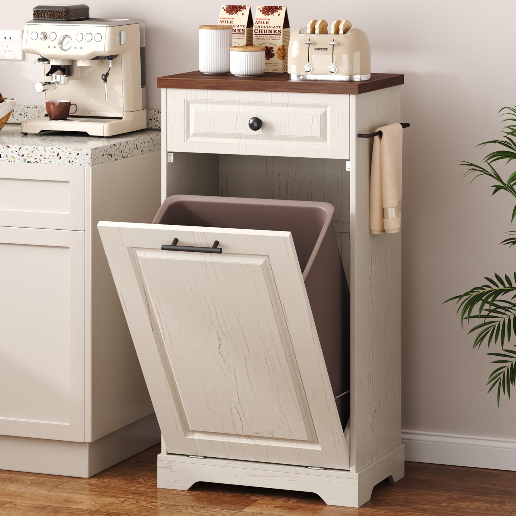 Function Home Trash Can Cabinet