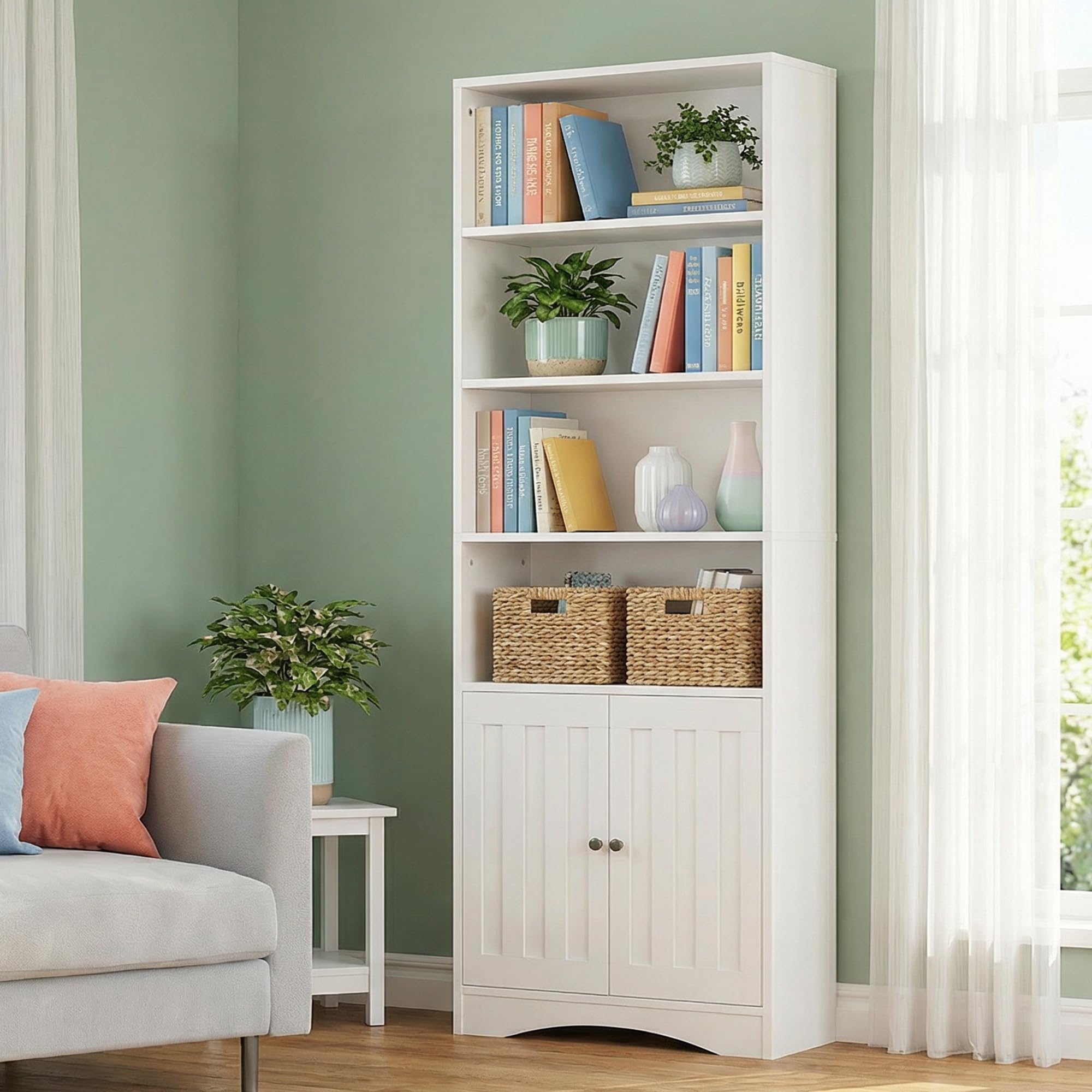 Bookshelves and Bookcases with Doors
