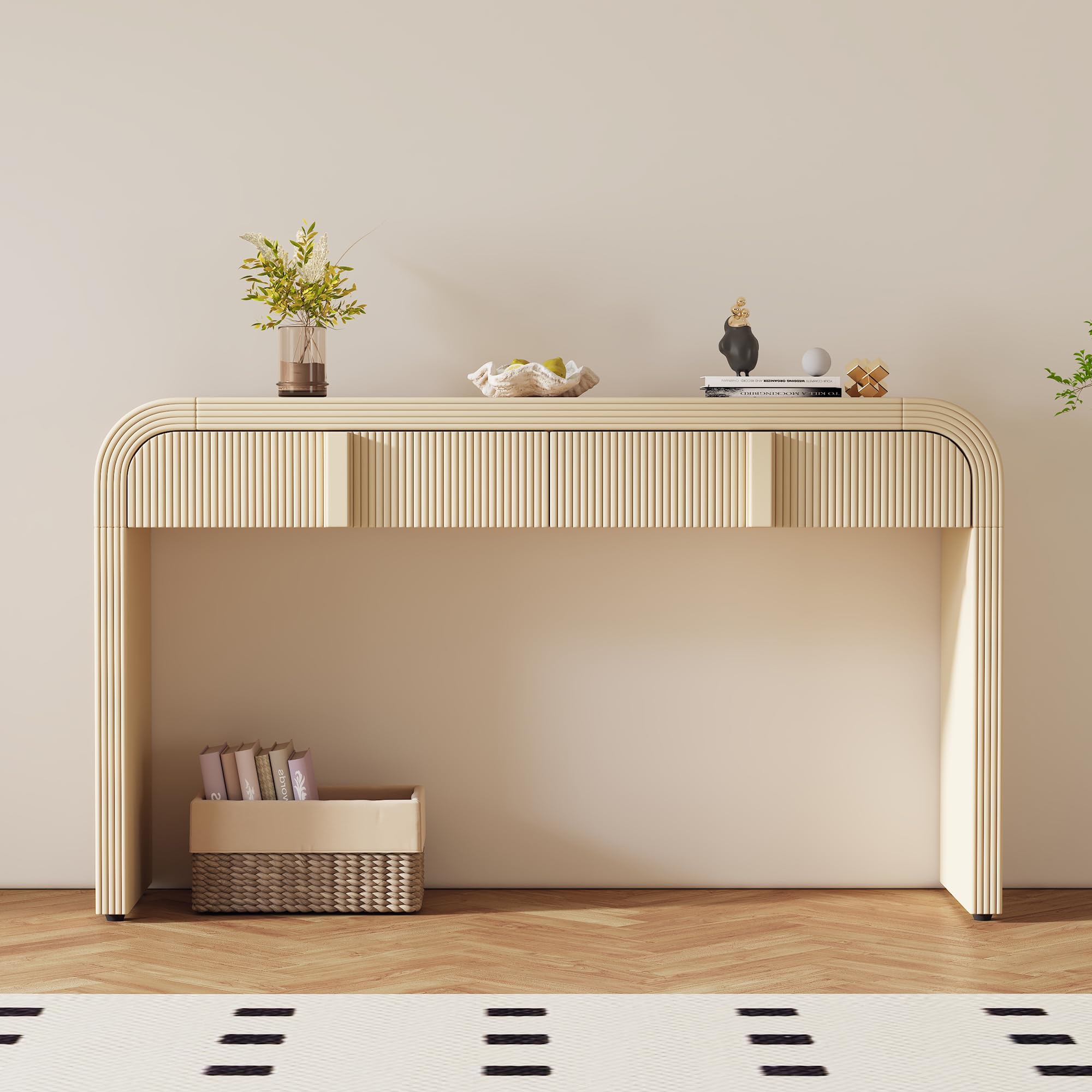 Modern Console Table with Drawers