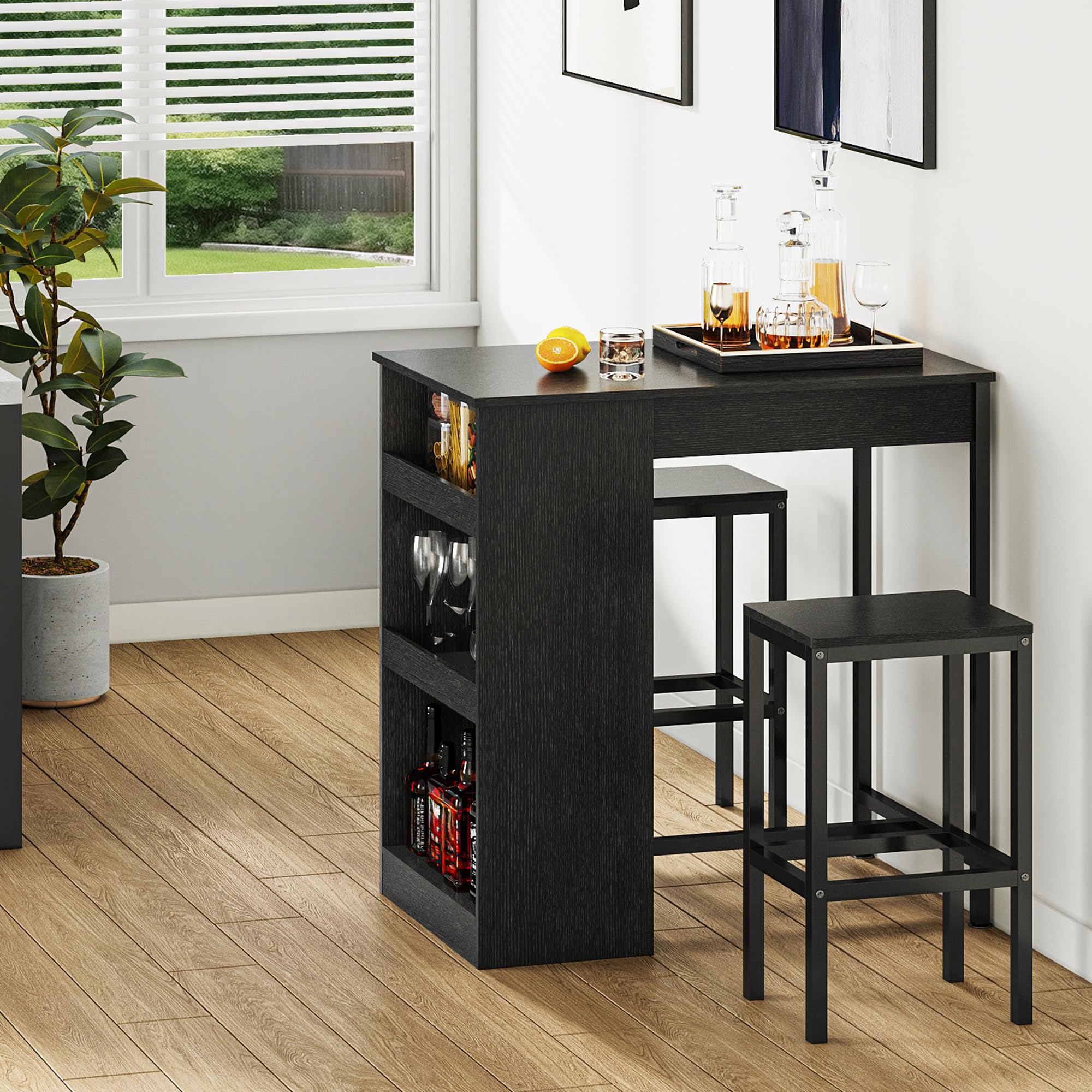 Bar Table Set with Bar Stools