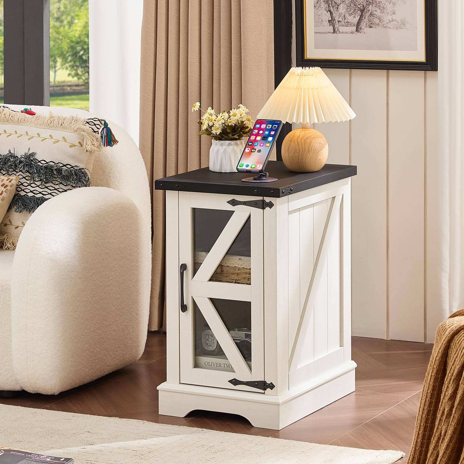 Farmhouse Side End Table