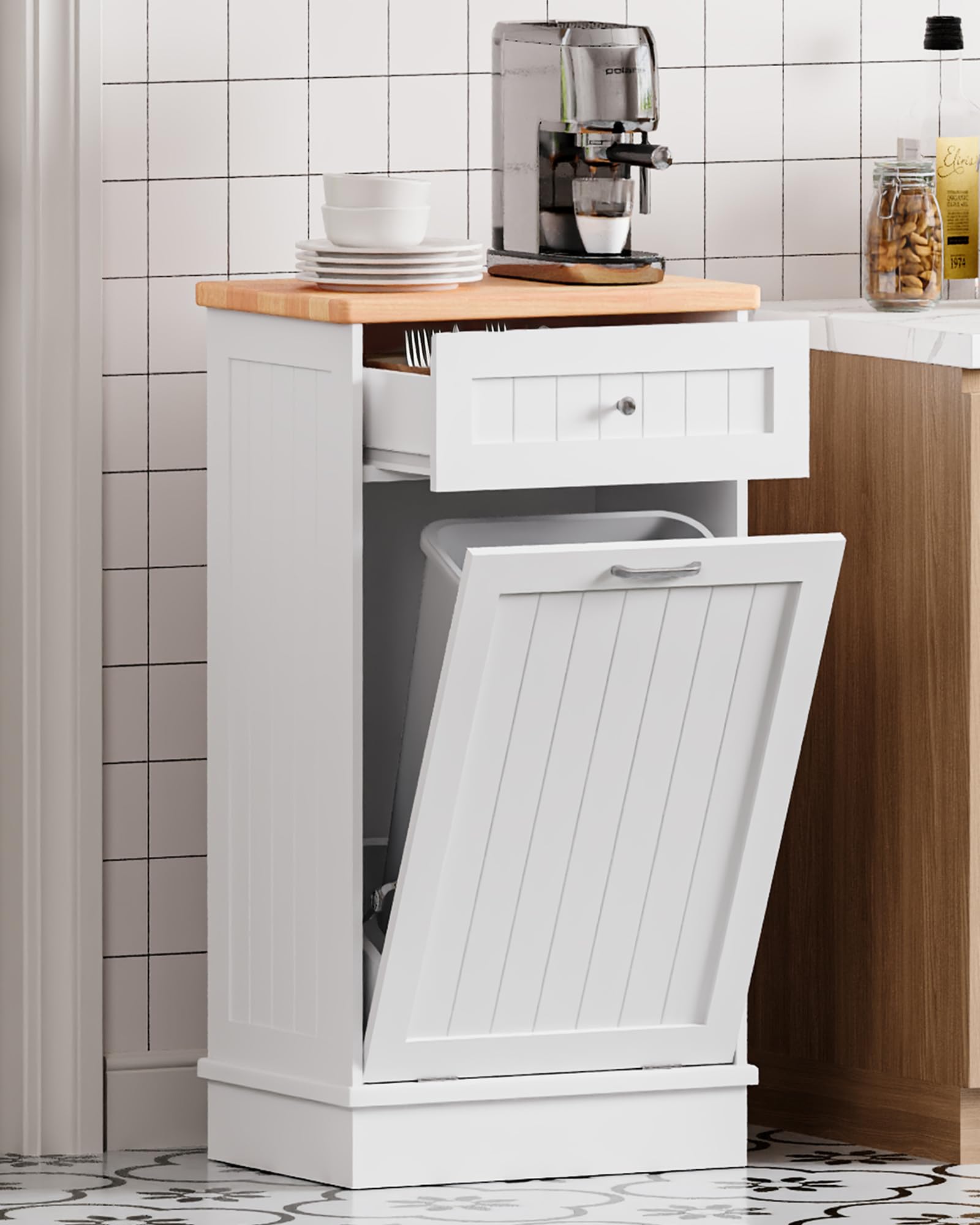  10 Gallon Tilt Out Trash Cabinet