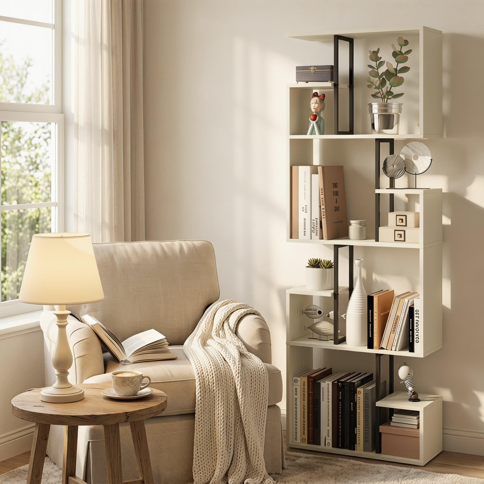  Modern Geometric Bookshelf